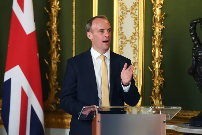 Foreign Secretary Dominic Raab insists the UK will still meet its commitment to spend 0.7% of gross national income on international development