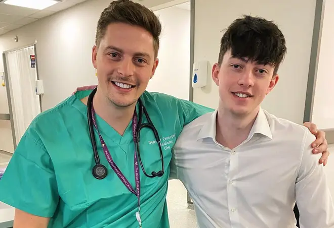 Dr Alex George paid tribute to his brother Llŷr on Instagram