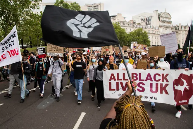 Anti-racism protests in the UK were widespread after the death of George Floyd