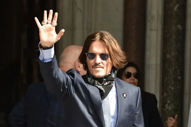 File photo: Johnny Depp arrives at the Royal Courts Of Justice in London