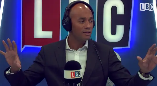 Chuka Umunna standing in for James O'Brien, as part of a week of guest hosts on LBC