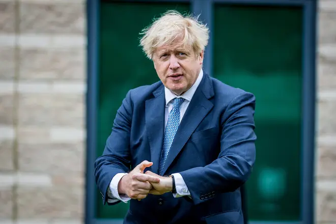 Boris Johnson made the comments on a visit to North Yorkshire