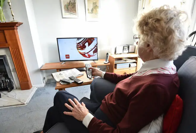 File photo: Most over-75s will have to pay for their TV licence after August 1