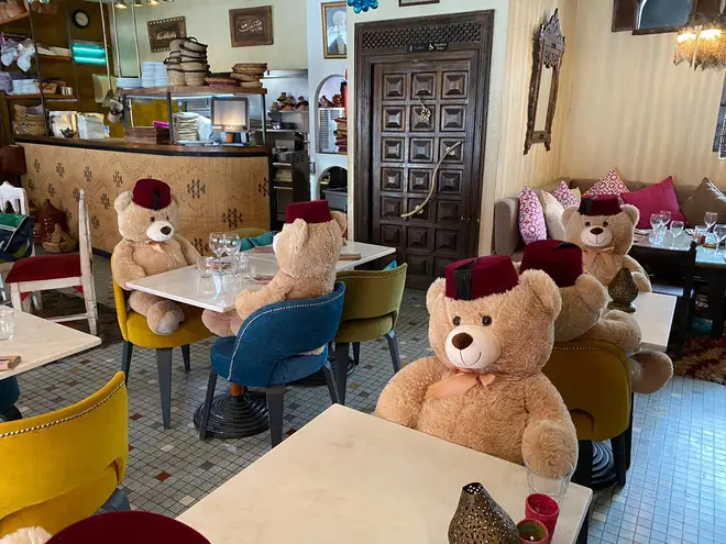 The owner has used a novel idea to fill up the seats in his restaurant