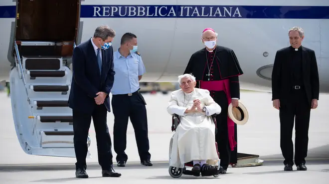 The former Pontiff travelled to see his dying brother in June