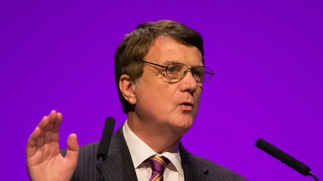 Gerard Batten speaking at the 2018 UKIP Party Conference