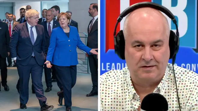 Iain Dale's caller said the UK had supported its people during the pandemic better than Germany
