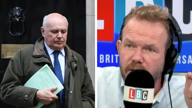 James O'Brien compared two quotes from Iain Duncan Smith