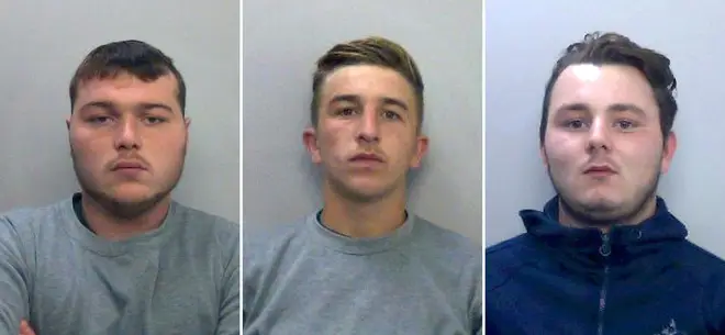 Henry Long, 19, and 18-year-olds Jessie Cole and Albert Bowers were sentenced for the Pc Harper's manslaughter