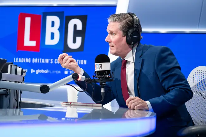Labour leader Sir Keir Starmer has been taking calls from LBC listeners since June