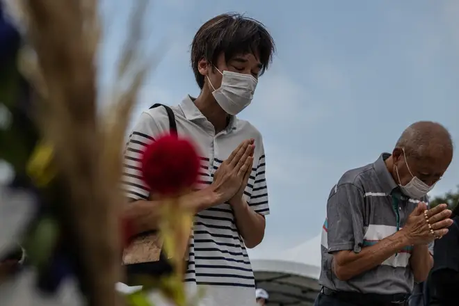 Residents in Hiroshima are marking 75 years since the atomic bomb dropped on their city