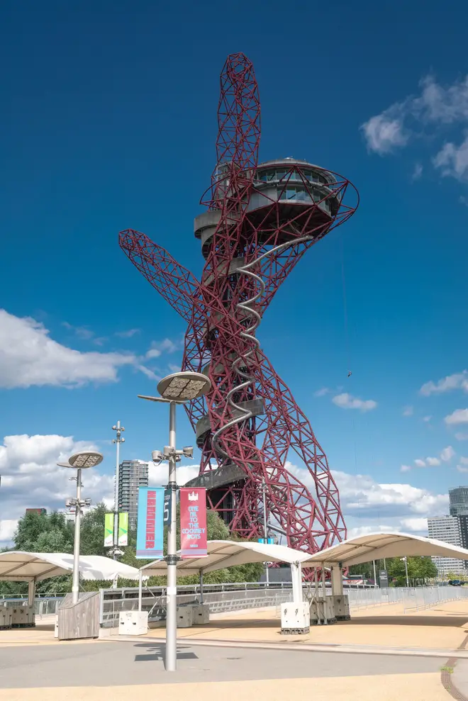 The ArcelorMittal Orbit sculpture at Queen Elizabeth Olympic Park