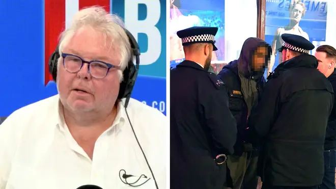 Nick Ferrari heard from a man who had been stopped by police 67 times