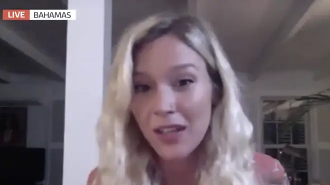 Singer Joss Stone gave tips on happiness from the Bahamas