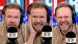 James O'Brien had a range of reactions to Aaron's impressive call