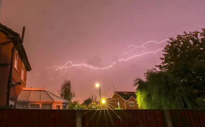 There is a risk of 'severe thunderstorms' over the coming days