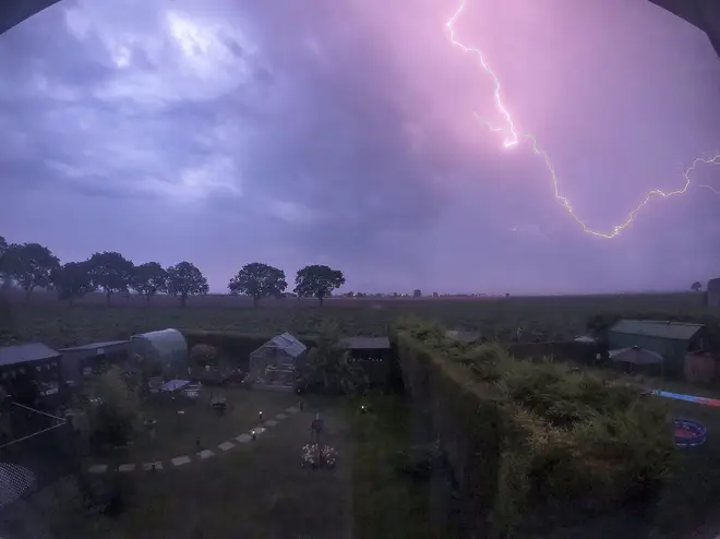 Lighting is set to strike large parts of southern England