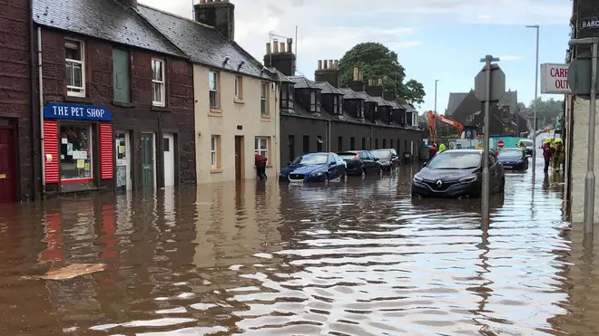 Scotland was hit with flooding earlier this week