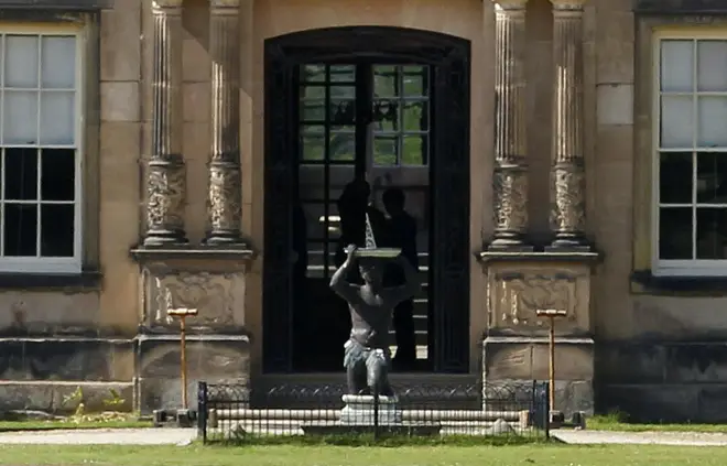 Dunham Massey stately home in Altrincham features a statue of a black man