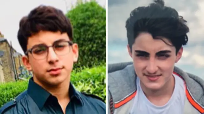 Muhammad Azhar Shabbir, 18, (left) and Ali Athar Shabbir (right), 16, from Dewsbury