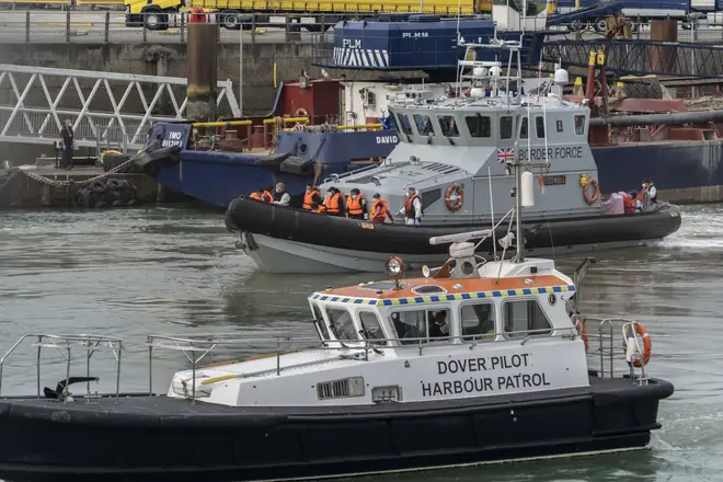The Dover Harbour has been busy with Border Force vessels in recent weeks