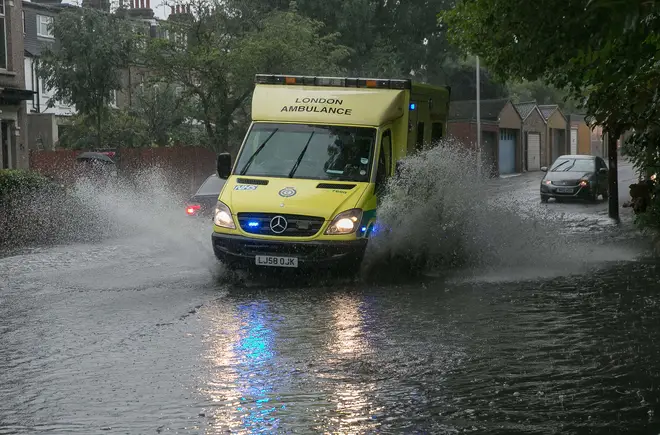 Warnings have been issued for potential flash flooding