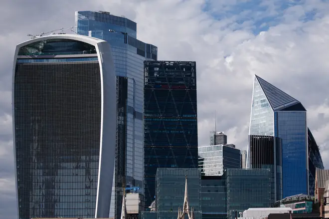 File photo: The commercial towers of the City of London financial district