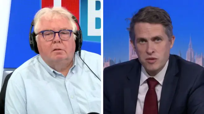 Nick Ferrari asked Gavin Williamson if he had any confidence in Qfqual