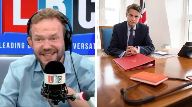 James O'Brien's caller had a query about why Gavin Williamson had a whip on his desk
