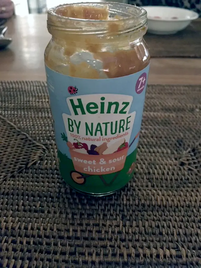 Heinz baby food that was laced with fragments of a craft knife by Nigel Wright, 45, as part of a plot to blackmail the supermarket chain