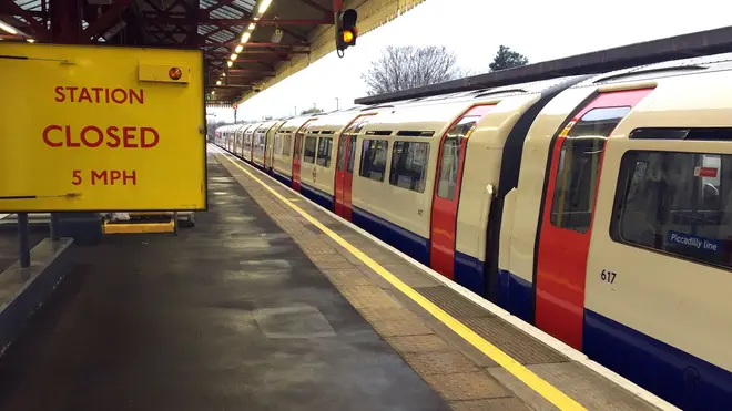 A strike on the Piccadilly Line