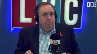 Alex Salmond said it was time England caught up with Scotland