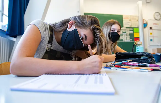 Pupils wearing masks is an option that should be kept under review, a union has said