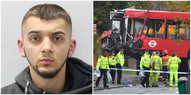 Dorjan Cera has been jailed for causing a crash which killed a bus driver