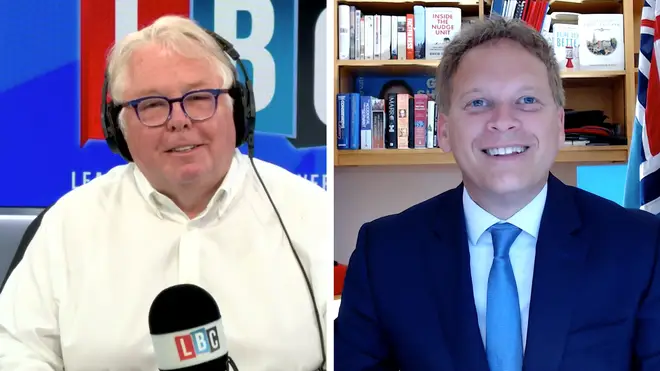 Nick Ferrari asked Grant Shapps why he wasn't at work