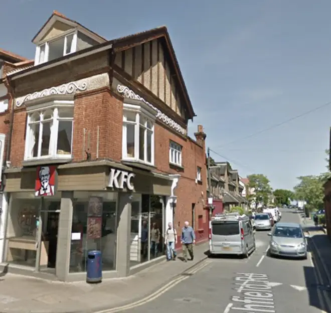 Officers were called to the High Street, Walton-on-Thames about 5.45pm following reports three men had argued inside the restaurant