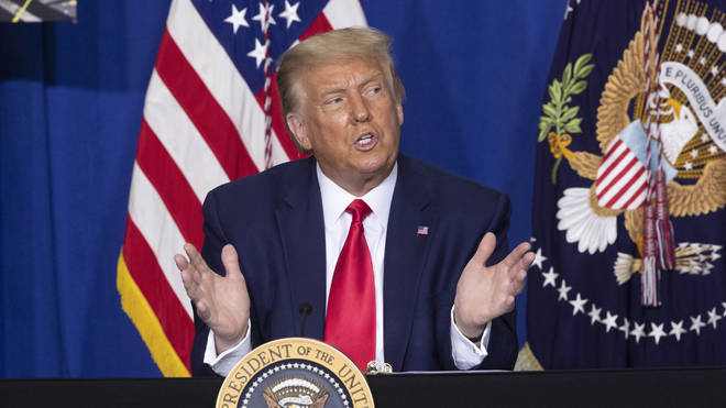 Donald Trump has denied suffering a "series of mini-strokes"