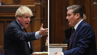 Prime minister Boris Johnson and Labour leader Sir Keir Starmer will face each other at PMQs