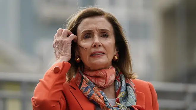 Nancy Pelosi has come under fire after being filmed in a hair salon without wearing a mask