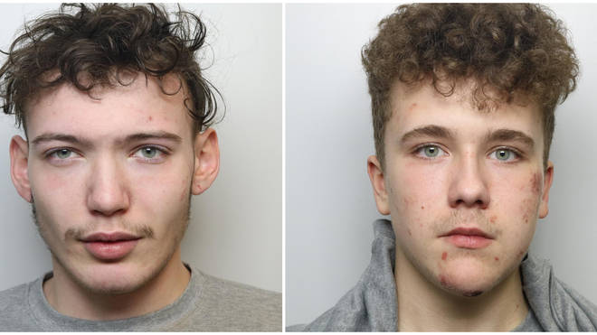 Kiyran Earnshaw, 18, and Luke Gaukroger, 16, have been jailed for hacking a factory worker to death with a samurai sword