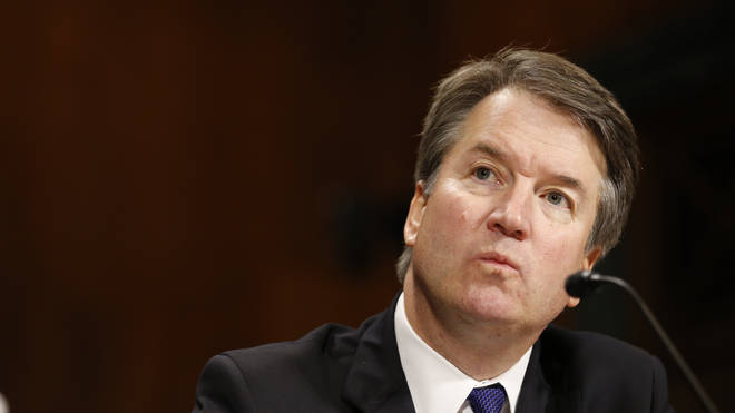 Brett Kavanaugh at the Senate Judiciary Committee hearing on his nomination to the Supreme Court