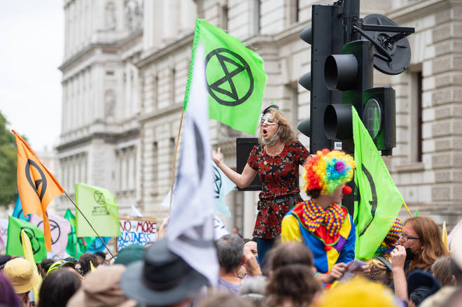 Demonstrators marched through central London on Thursday for a third day in a row