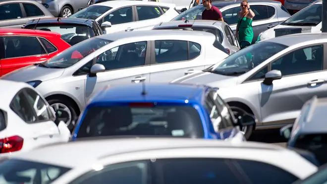 Demand for new cars fell by around 5% last month, preliminary figures show (Jacob King/PA)