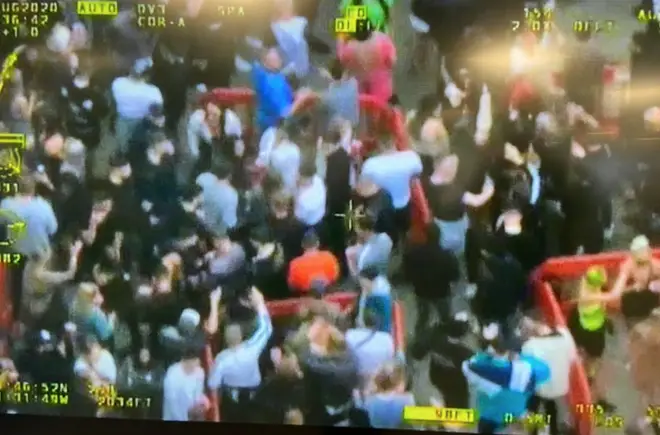 Police issued CCTV of an illegal rave in Leeds