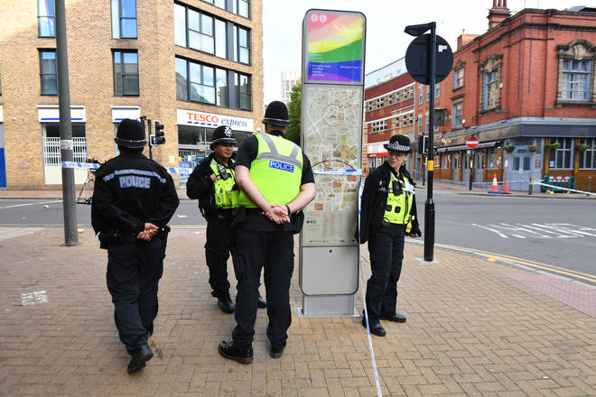 There is an increased police presence in Birmingham city centre
