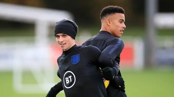 Phil Foden (L) and Mason Greenwood (R) have been dropped from England duty