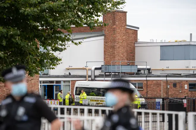 The shooting was near Kesgrave High School