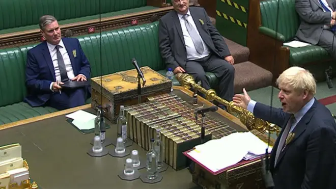 Boris Johnson and Sir Keir Starmer clashed at PMQs on the issue of tests