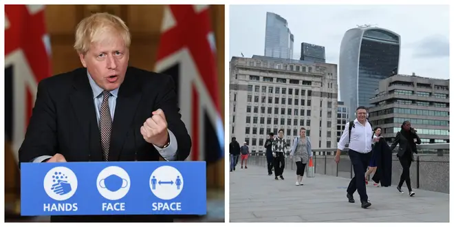Boris Johnson introduced new restrictions for gatherings on Wednesday