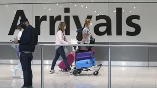 Passengers at Heathrow Airport’s Terminal 5